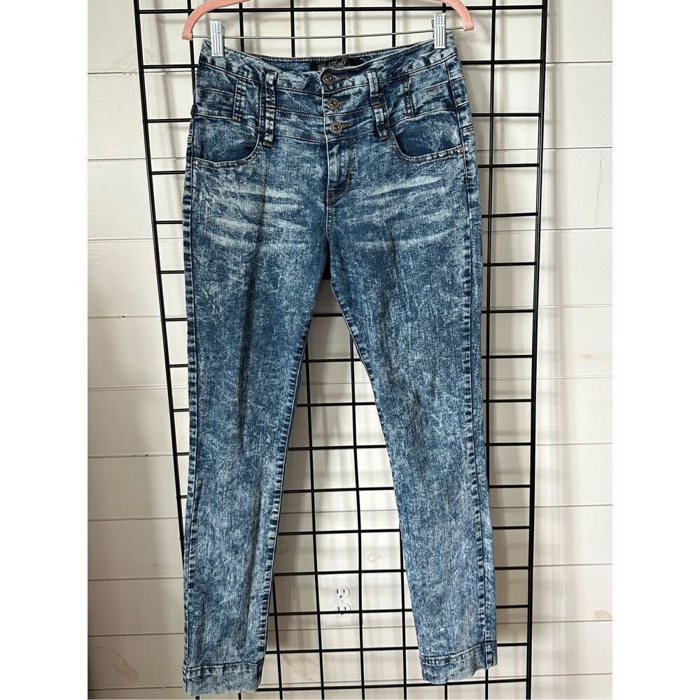 Sunrise Premium Collection Jeans Womens 11 x 32 High Waist Stone Wash 80s Vintag